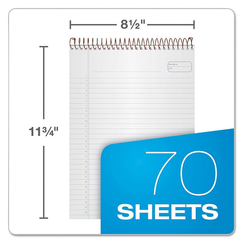 AMPAD Gold Fibre Project Planner, Top-Wire Bound, 8-1/2" x 11-3/4", Project Rule, Navy Cover, 70 Sheets (20-815) (4) - Image 2